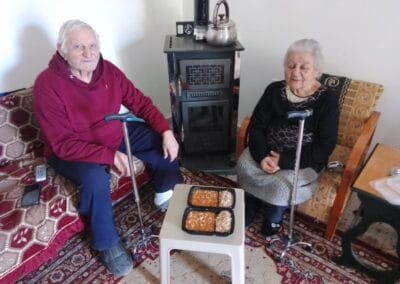 Bejaardentehuis ontving voedsel