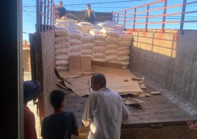 2e truck met meel naar Zuid-Libanon